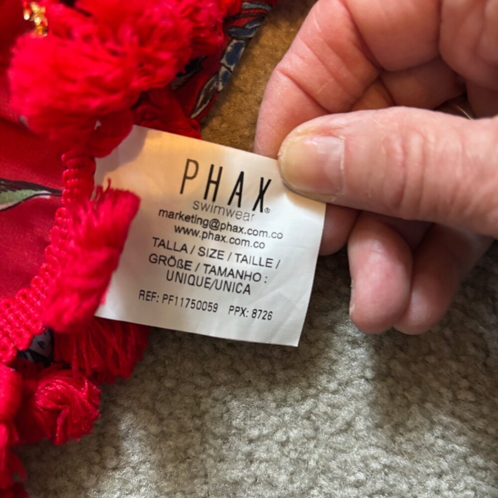 Ladies Red Bikini & Sarong Wrap - Size Small - image 6